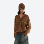 Metal Eyelet Layered Beanie